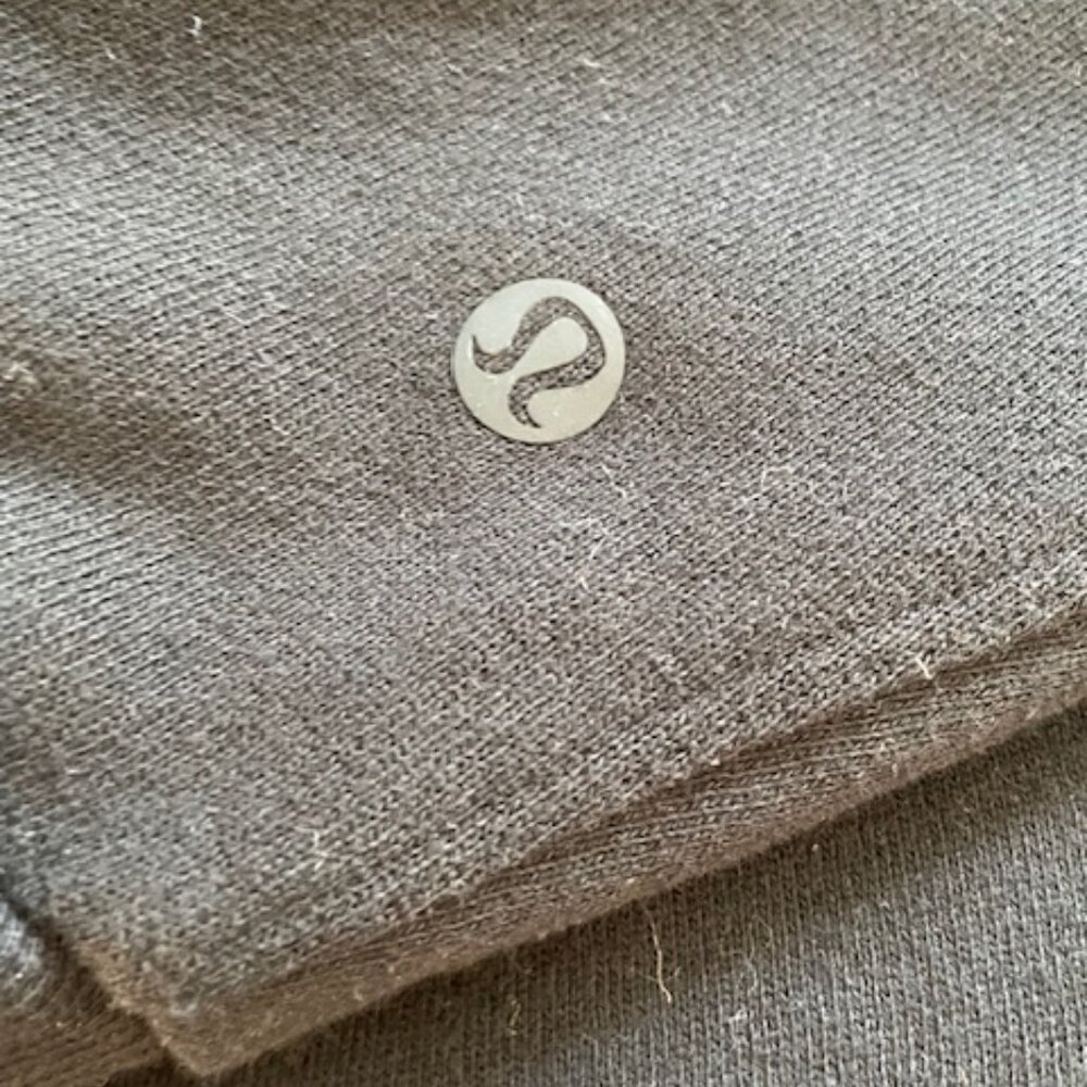 Lululemon Men's Black Steady State Half Zip Pullover Size Medium - Picture 4 of 5